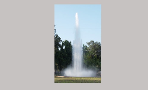 High Jet Nozzle Fountain